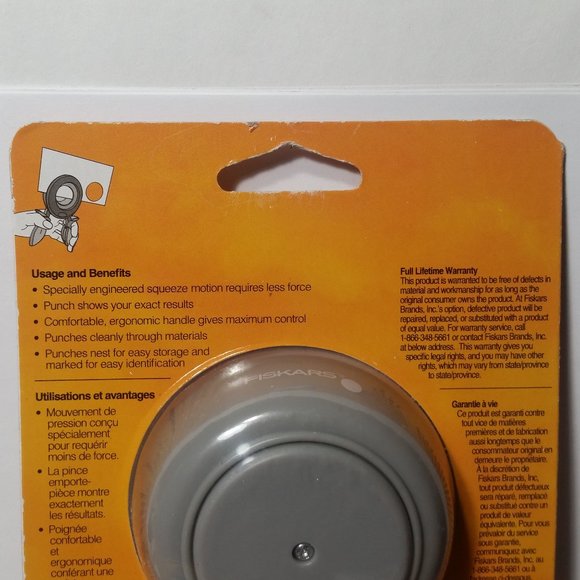 Fiskars Large Easy Squeeze Punch Round n Round - Picture 4 of 7